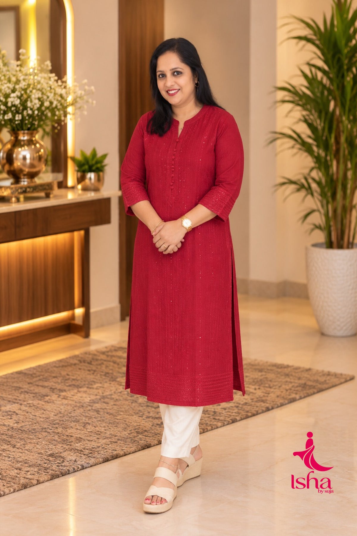 Classic Textured Elegance Kurti
