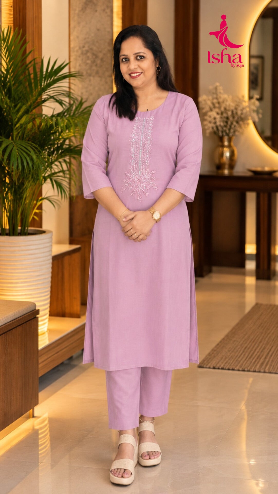 Classic Floral Motif Kurti