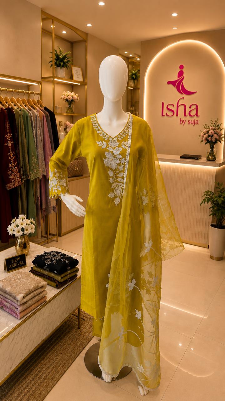 Viscose blend salwar set