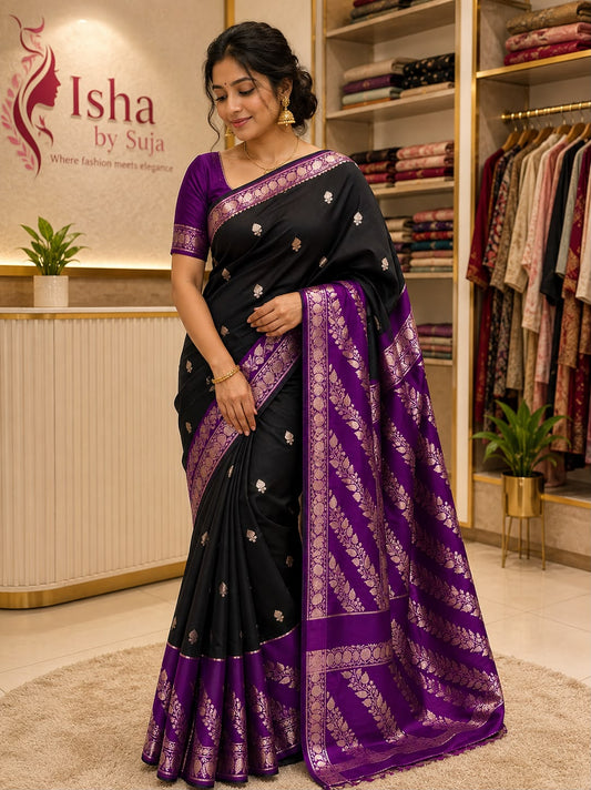 Raw Mango Banarasi Saree