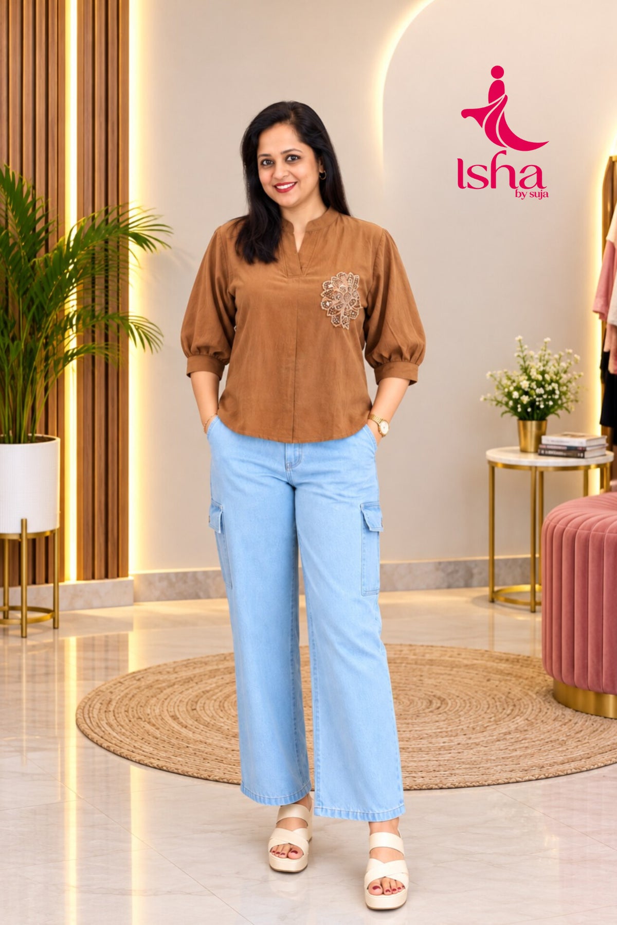 Graceful Embroidery Top