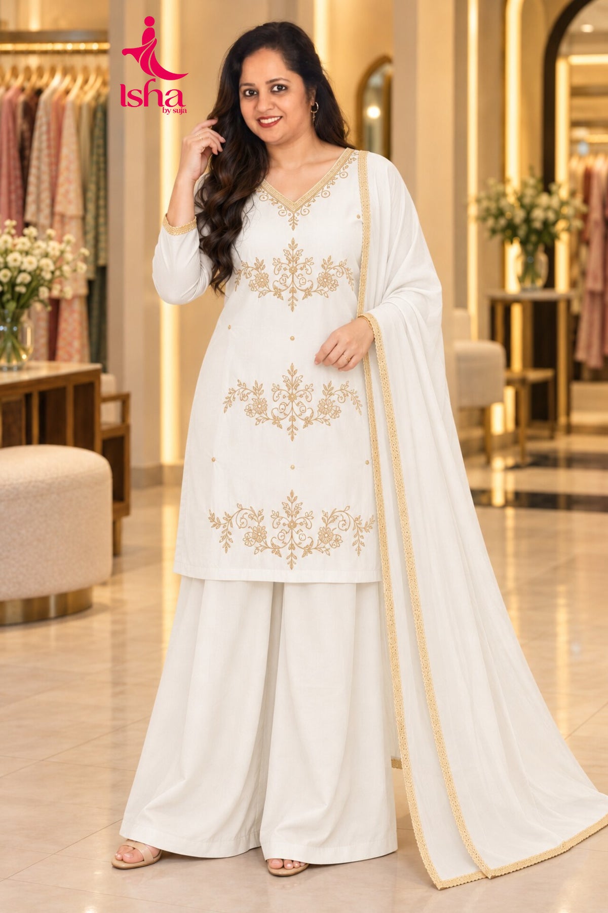 Royal Bead Work Sharara Set