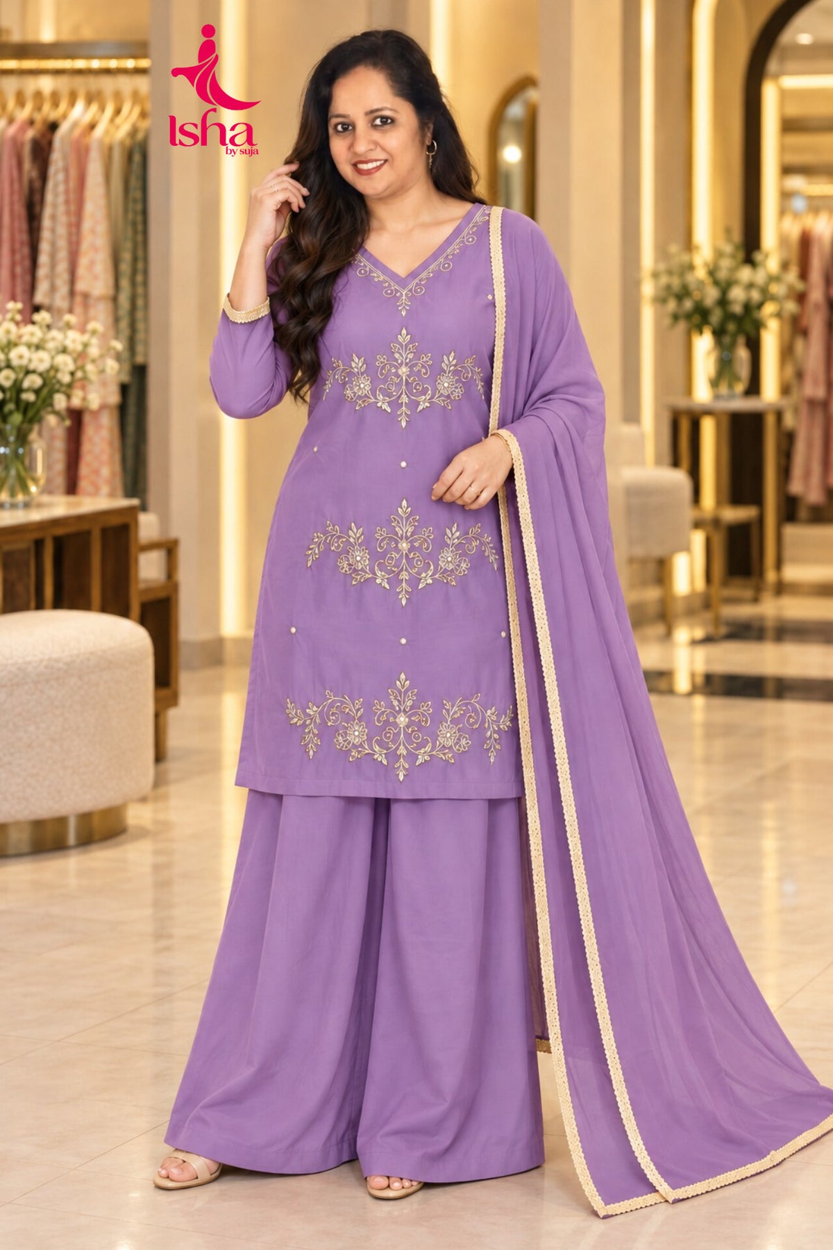 Royal Bead Work Sharara Set