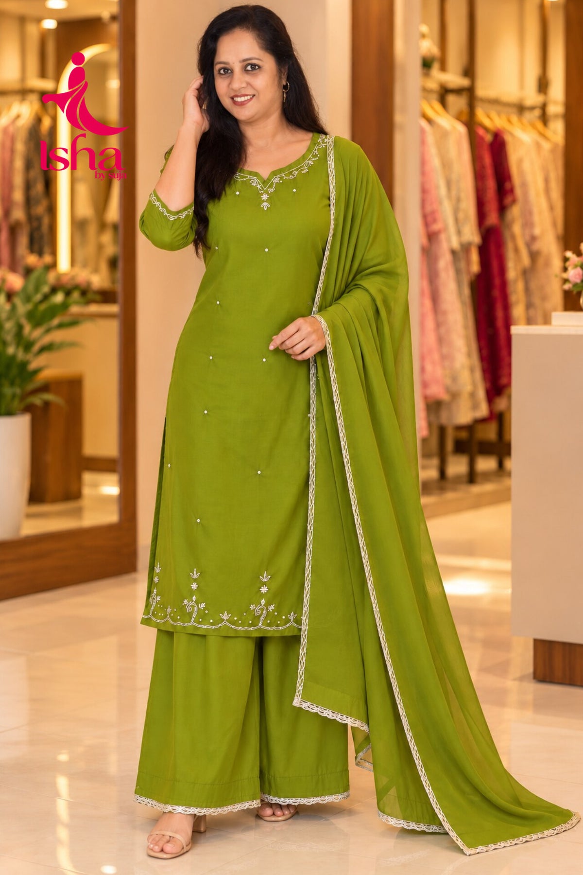 Midnight Grace Embroidered Salwar Set