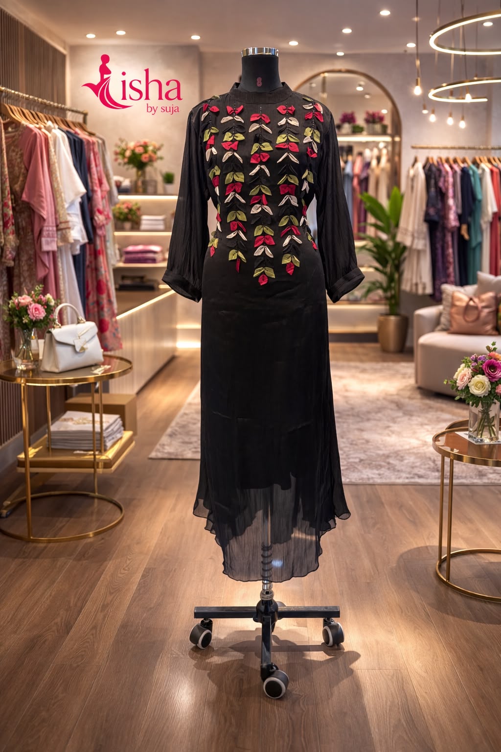 Floral Design Long Top
