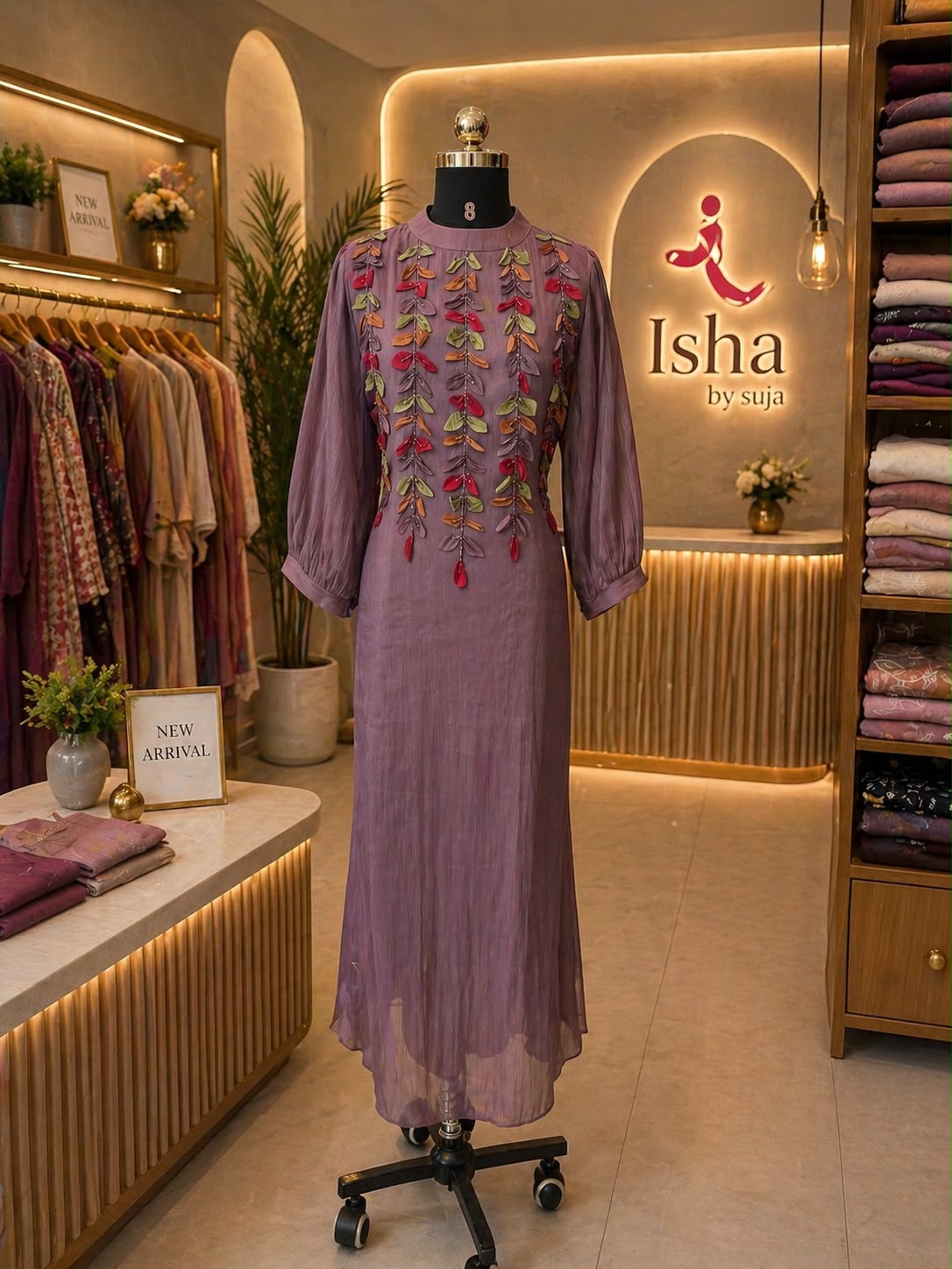 Floral Design Long Top